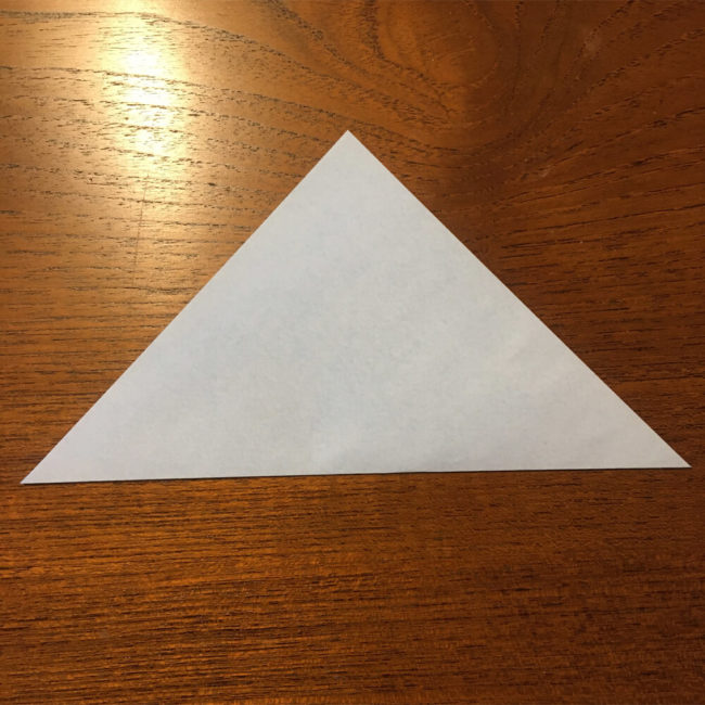 三角の折り紙