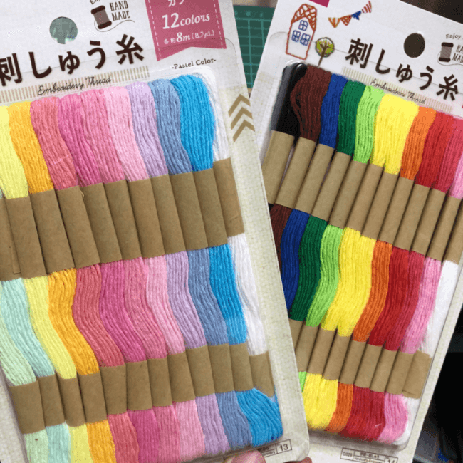 ミサンガ刺繍糸